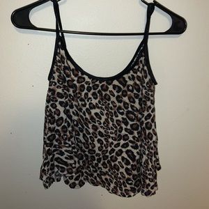 Cheetah crop top